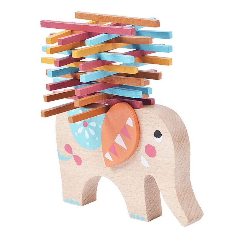 
Wooden Stackable Toy Toddler Wooden Toys Wooden Educational Stacking Toys 