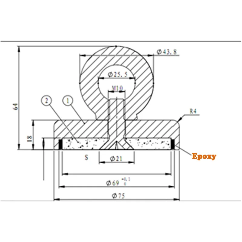Hot sell 200kg pull force double sides disc fishing equipment magnetic