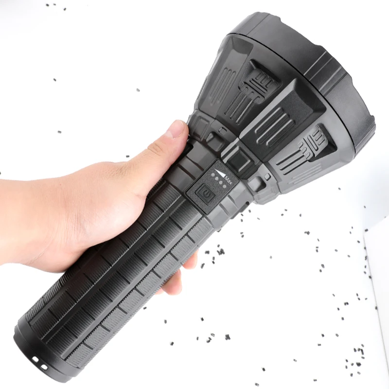 Flashlight 20000lm USB Rechargeable 5 Modes Torch Outdoor Waterproof Camping Lantern with built in Battery