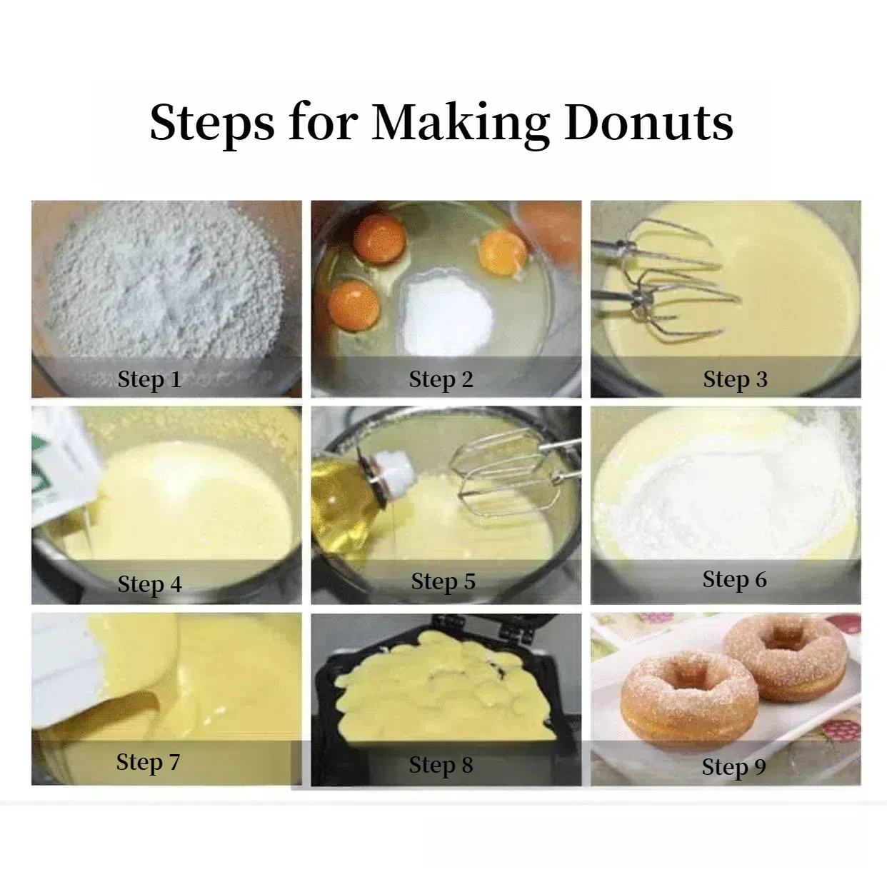 Wholesale price Mini 9 holes Donut Machine Doughnut Maker