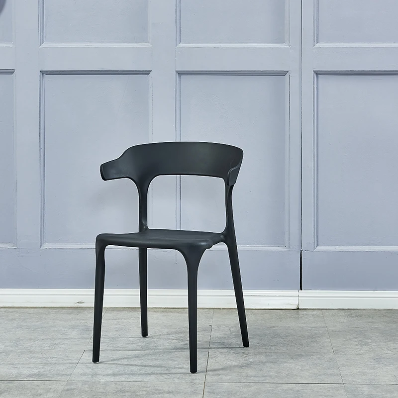 
Stock Hot Sale Outdoor garden event Restaurant Furniture leisure PP armchair cheap Dining Room Stackable Plastic Chair 