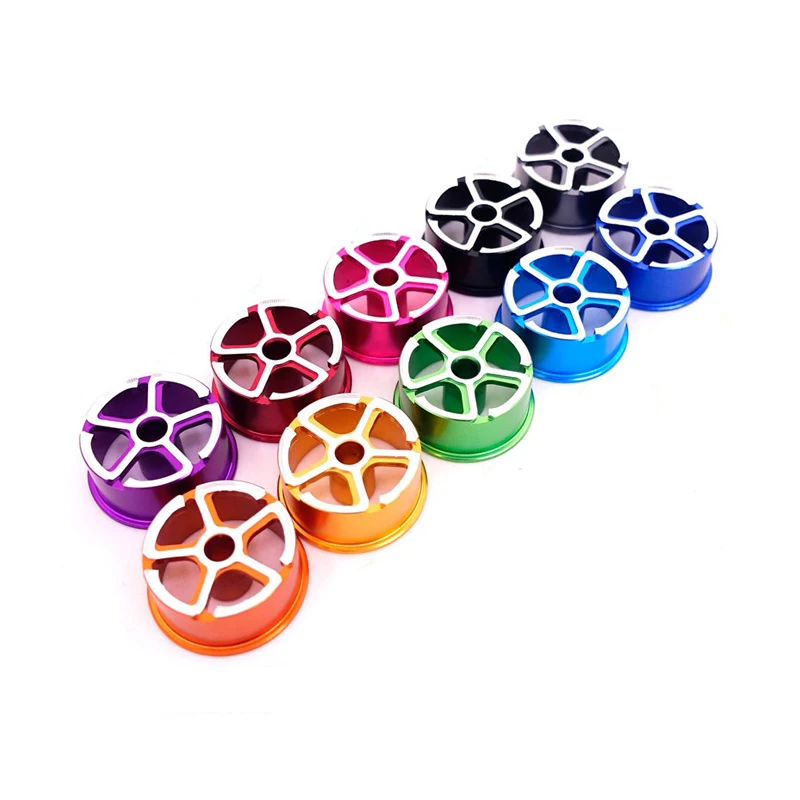 High Precision CNC RC 1/10 Aluminum Scale Truck Rims Wheel For Rc 4WD Car