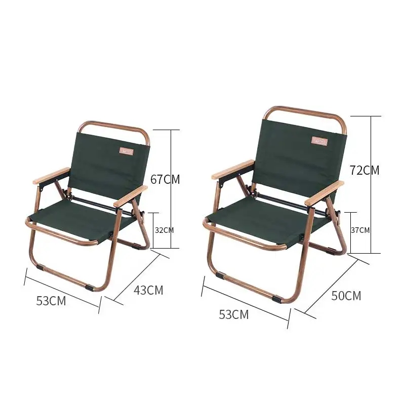 Пользовательская уличная мебель, портативный стул для кемпинга под дерево, алюминиевый складной стул