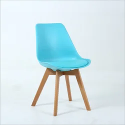 best selling different colors Scandinavian modern chair in polypropylene outdoor cafe plastic chair