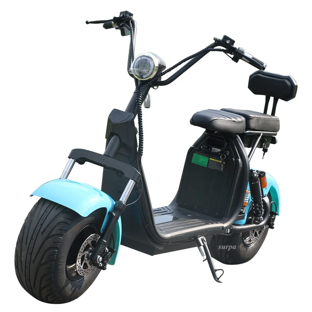 1500w 2000w  3000w 60v 12ah/20/40ah removable battery  fat tire citycoco gps tracking system electric scooter