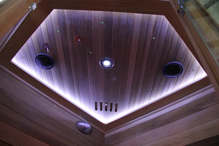 Full  4 Person Salt Stone Infrared Sauna Room