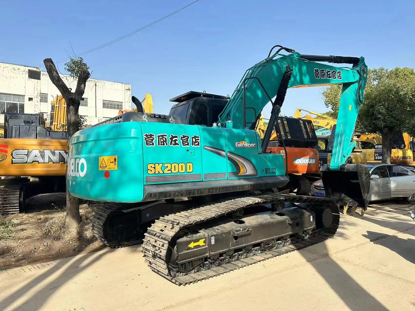 China supplied Used Kobelco 200 excavators  Original 20ton used Kobelco SK200 excavator with Simple Operation for sale