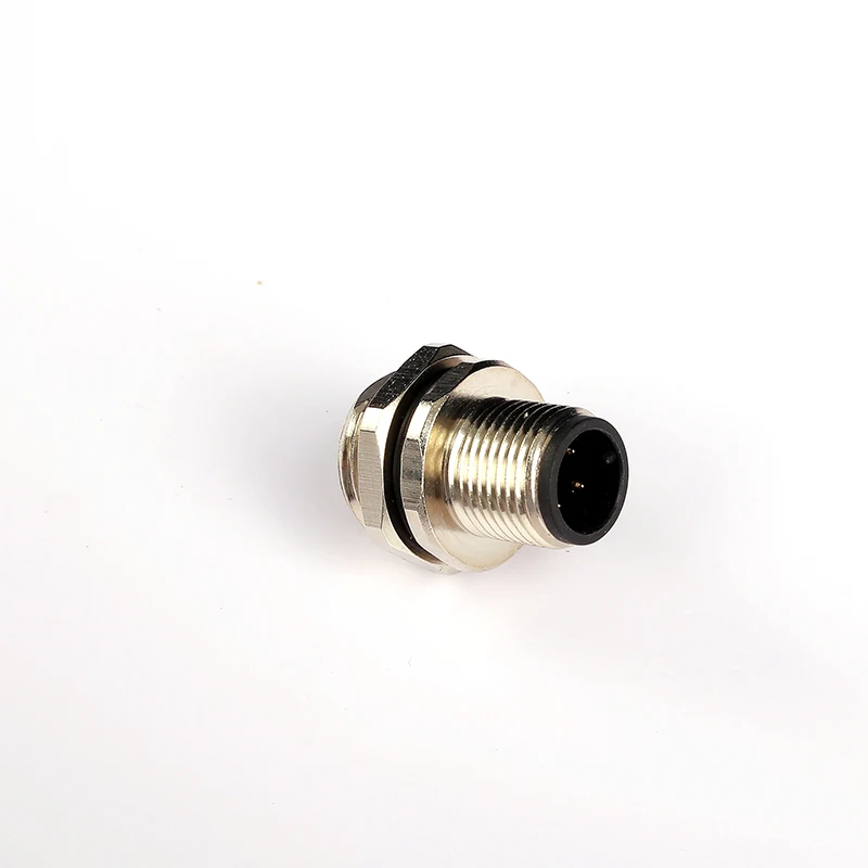 M12 connector waterproof plug and socket high quality china manufacturer