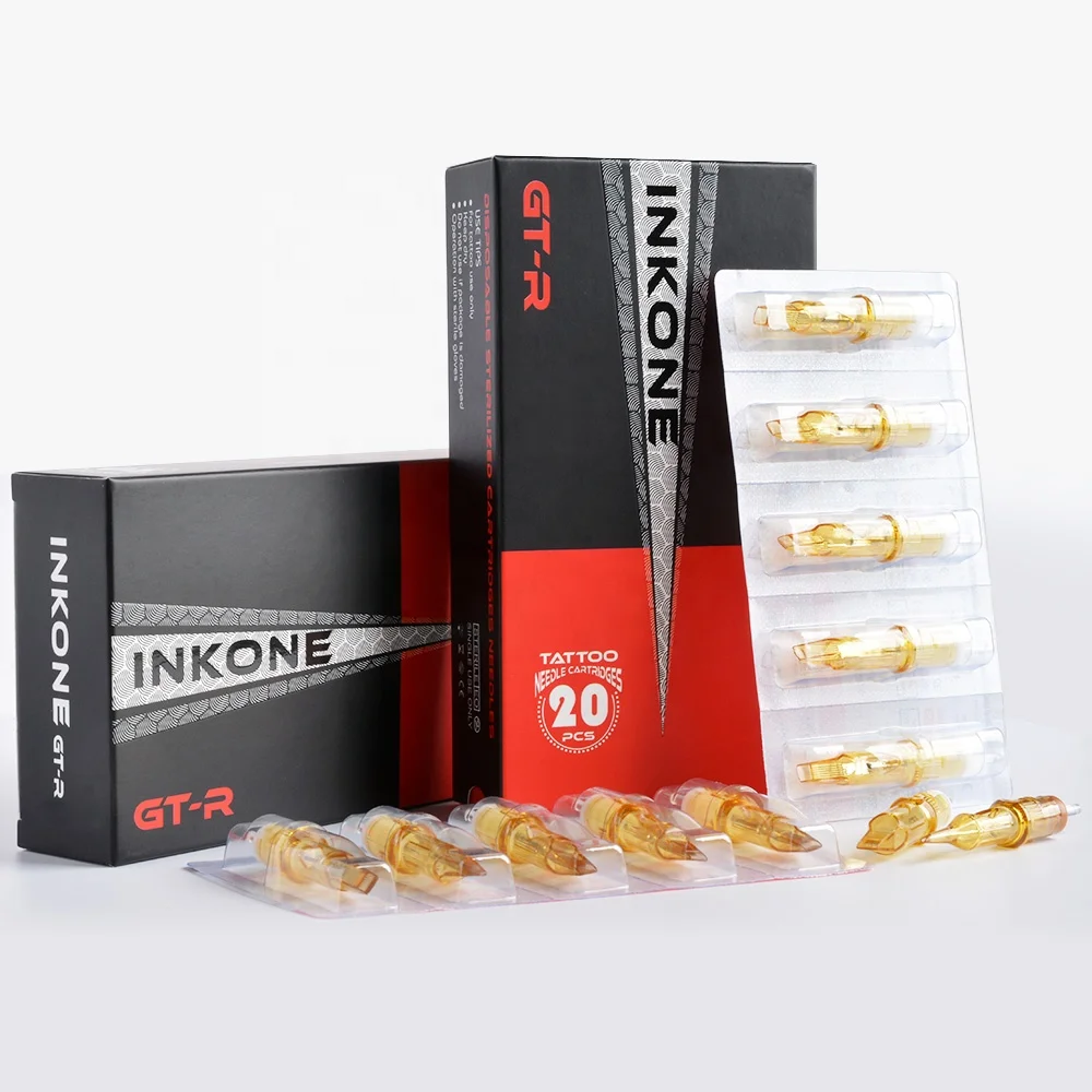 Картриджи INKONE GTR для тату-ручки, иглы для микроблейдинга бровей и татуировок с R3 R5 F17 F14, функция макияжа