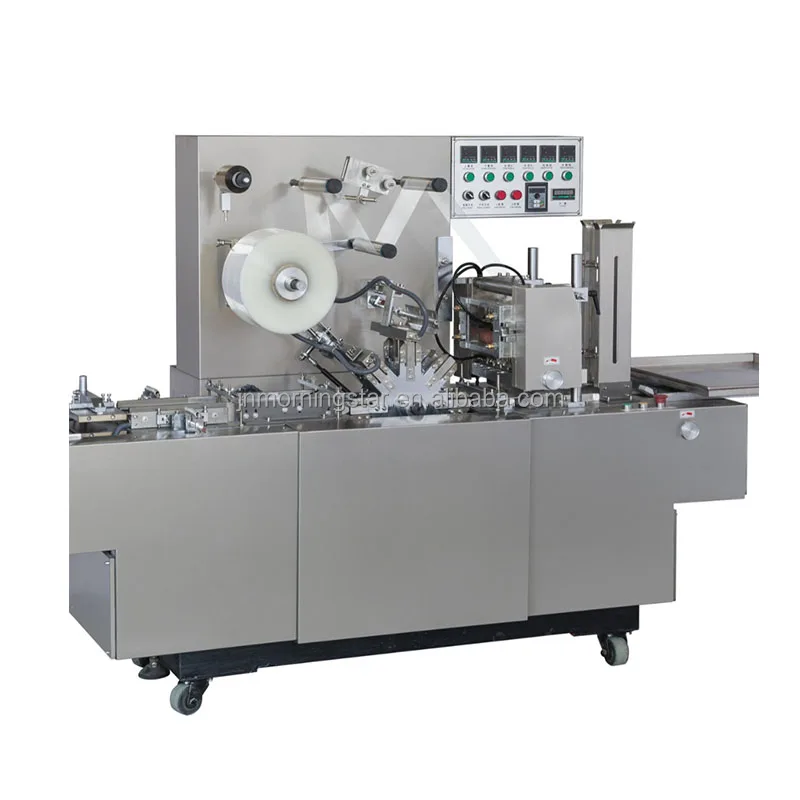 Playing Card Soap Carton Box Automatic Cellophane Over BOPP OPP Wrapper Wrapping Machine