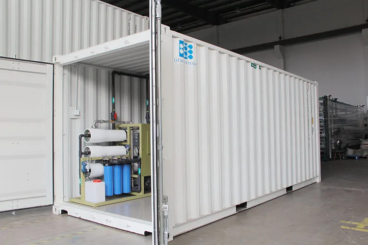Seawater desalination system water treatment machine