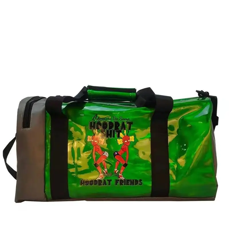 
Travel accessories for outdoor travel bags OEM polyester wholesale gym bag fashionable women sequin travel overnight duffel bag 