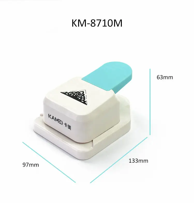 ZEQUAN Multifunction Punch for Paper 3 in 1 Tag Paper Hole Punch DIY Handwork Paper Craft Punch