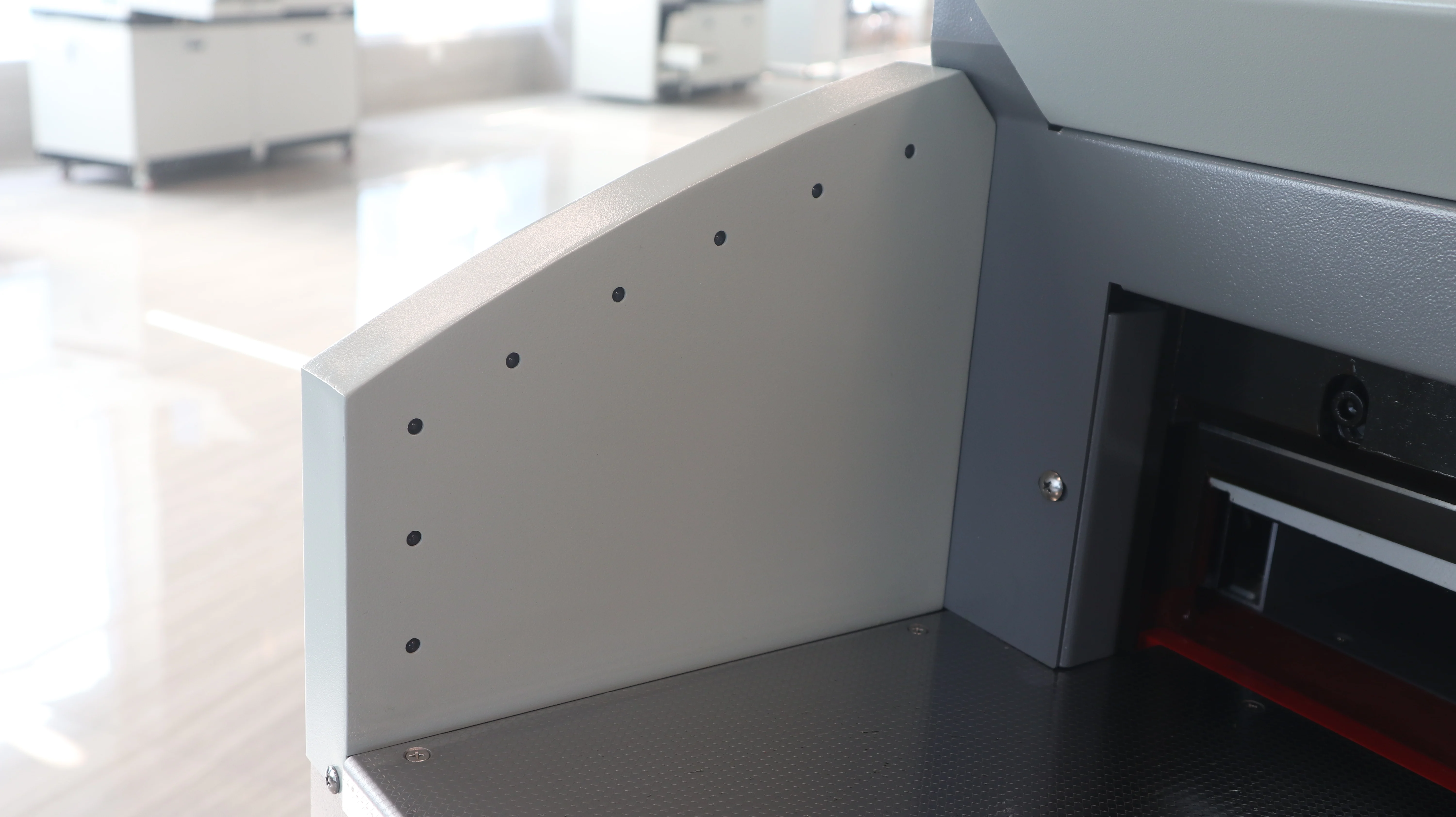 Heavy duty a4 / a3 program electric paper shape cutter strips machine for office equipment