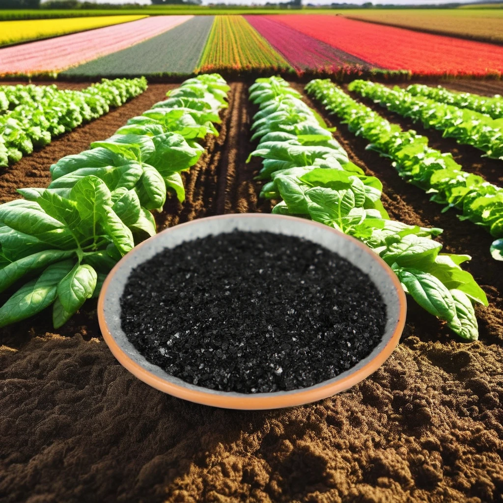 Agriculture Grade 100% Water Solubility Humic Acid/ Potassium Humate For Fertilizer