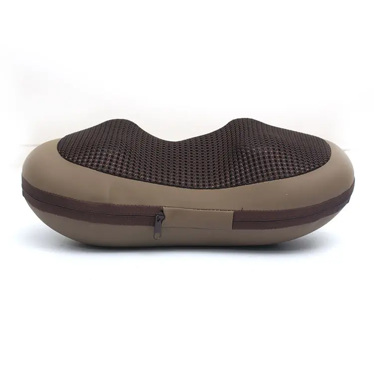 Neck Massage Pillow Shiatsu Car Massage Pillow With Heat Kneading Rechargeable Wireless Car Pillow Massager