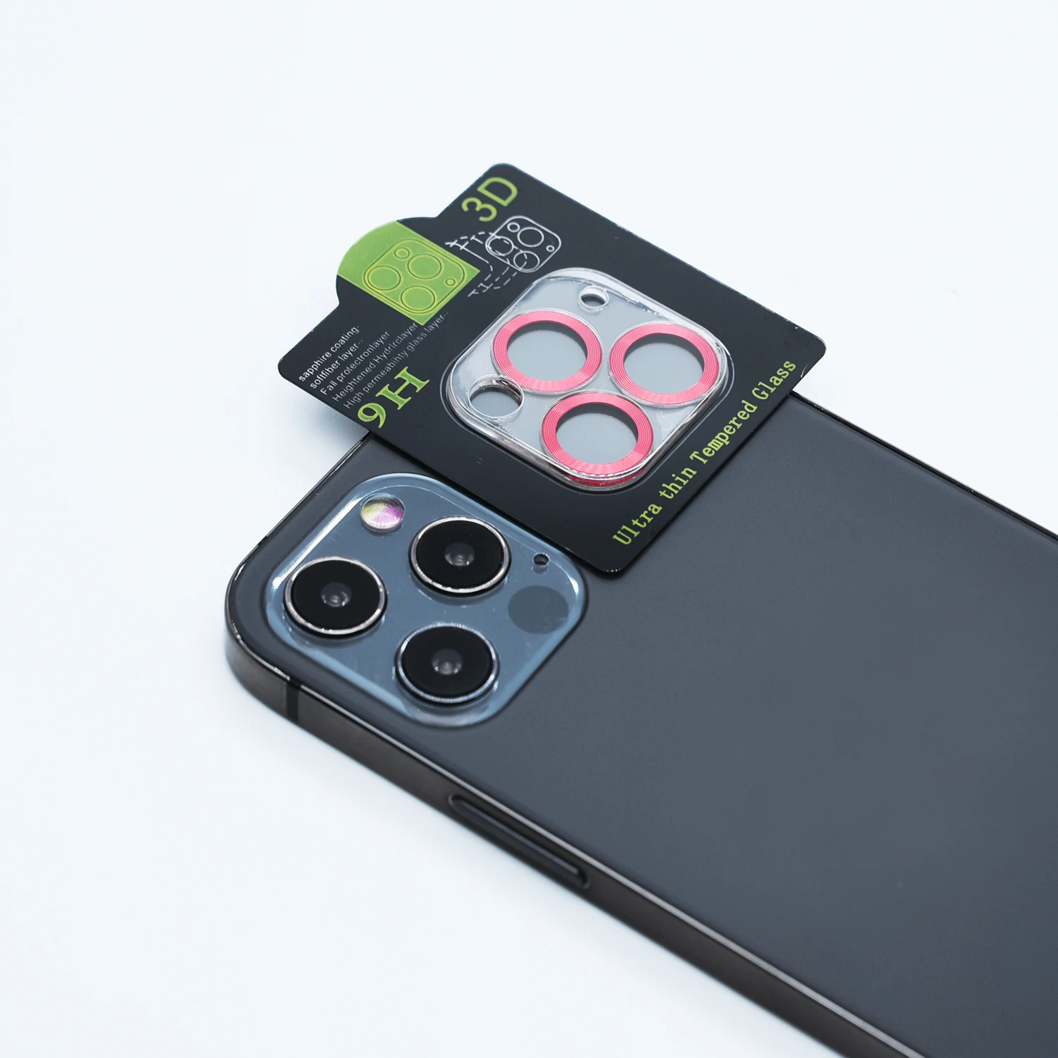 Shockproof Tempered Glass Camera Lens Screen Protector Anti-scratch Camera Protector Rings For iPhone 12 Pro Max Lens Protection