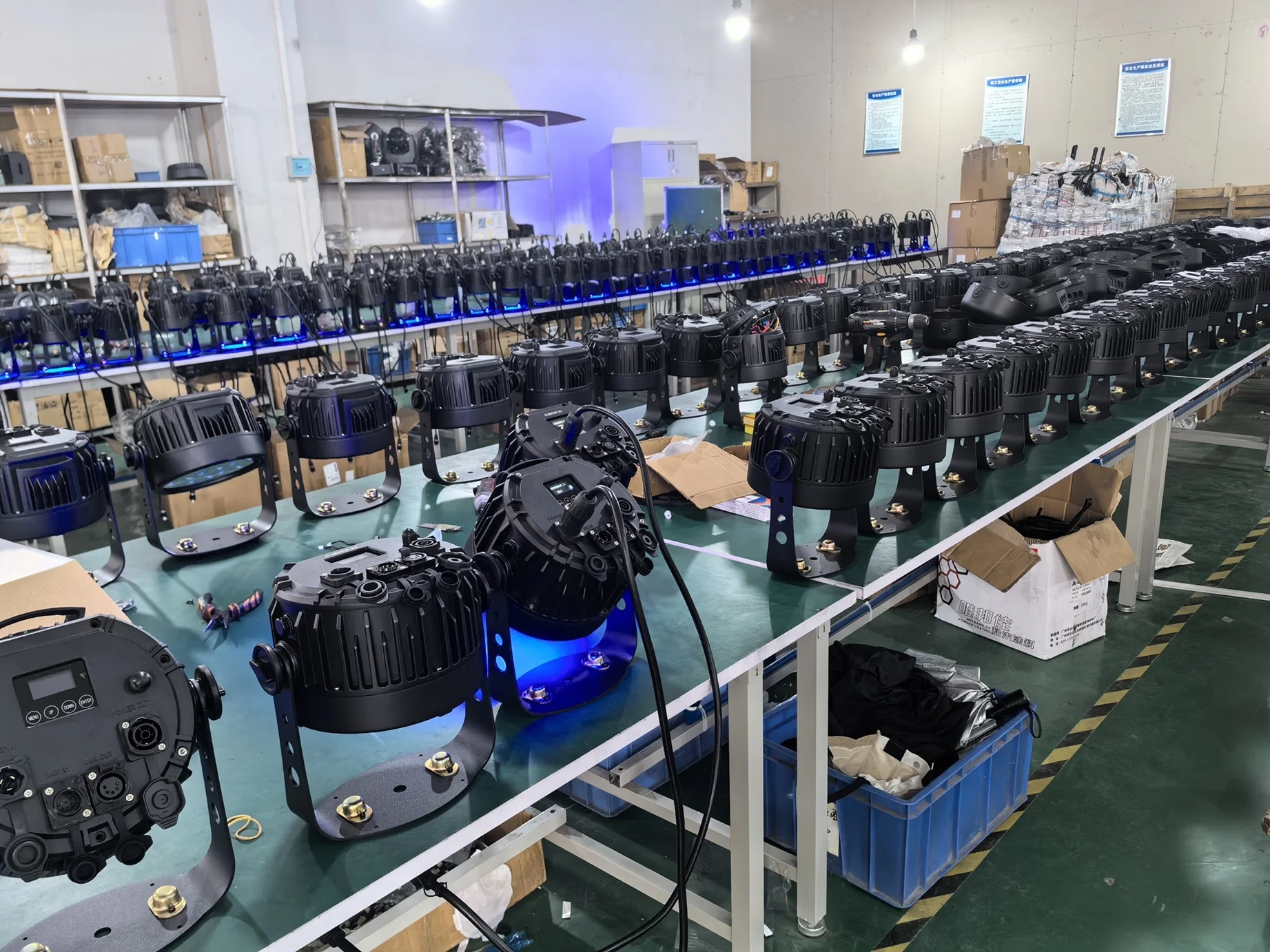 IP65 OLED Touch screen RGBCLA DMX Waterproof Par Light 7PCS Real 20W IR remote &RDM Control Outdoor LED Stage Lighting