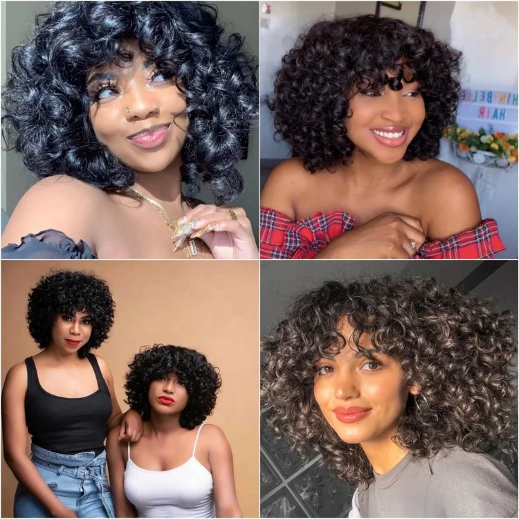 
Double Drawn Lace Front Wigs Virgin Hair Extension Wigs Human Hair for Black Women Wholesale 250 Density Curly Human Hair Wigs 