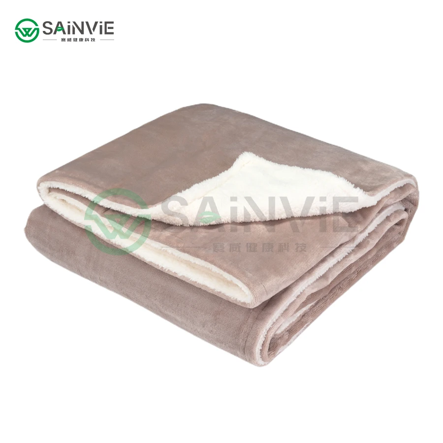 New design, 24V low power usage, electric shock hazard proof electric blanket.