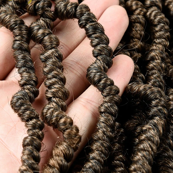 Кудрявые волосы для вязания крючком Dream Ice Freetress, синтетические волосы для вязания крючком, удлинители волос, пушистые твист, 24 пряди, 14 дюймов