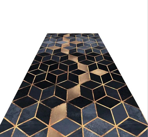 Современный простой нескользящий ковер с 3D принтом, ковер для коридора, коридора, ковер для торгового центра, прихожей, коридора, напольный коврик, моющийся