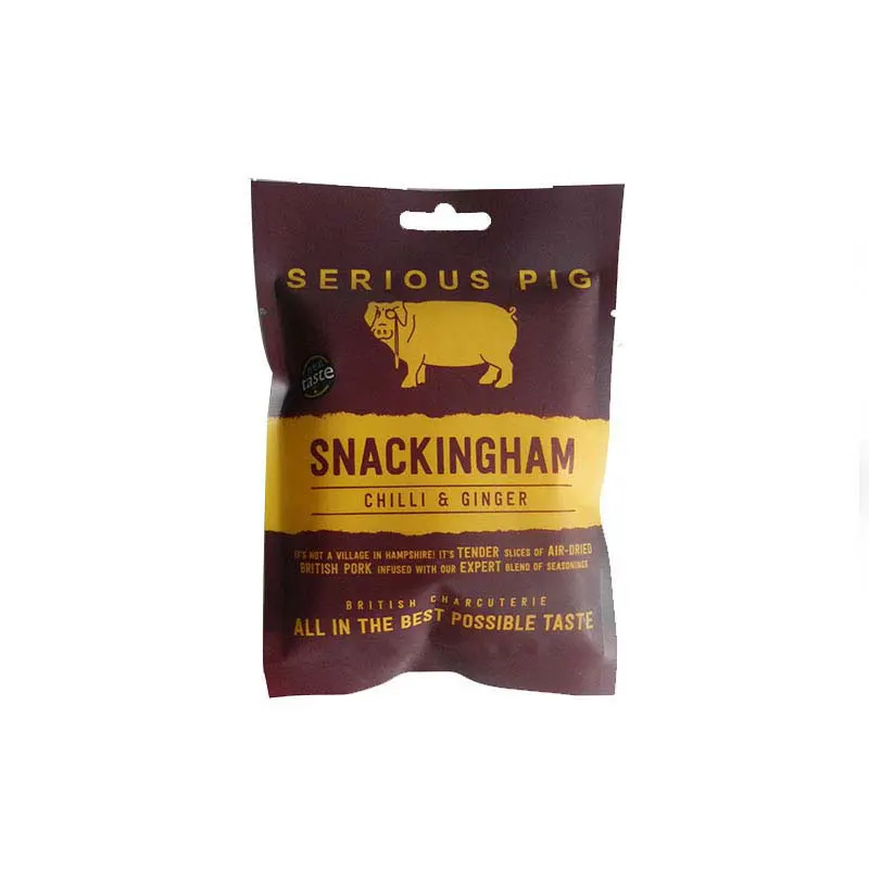 Laminated plastic bags for beef jerky packaging