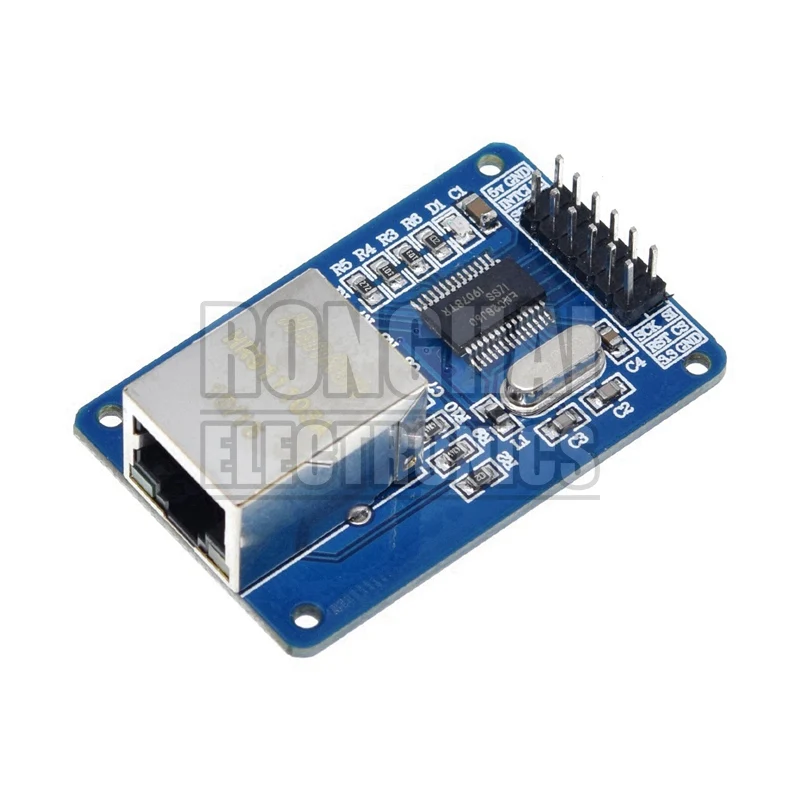 Микроконтроллер 25 МГц Crystal AVR 51 LPC STM32 3,3 В SPI интерфейс LAN Ethernet сетевой модуль Плата ENC28J60