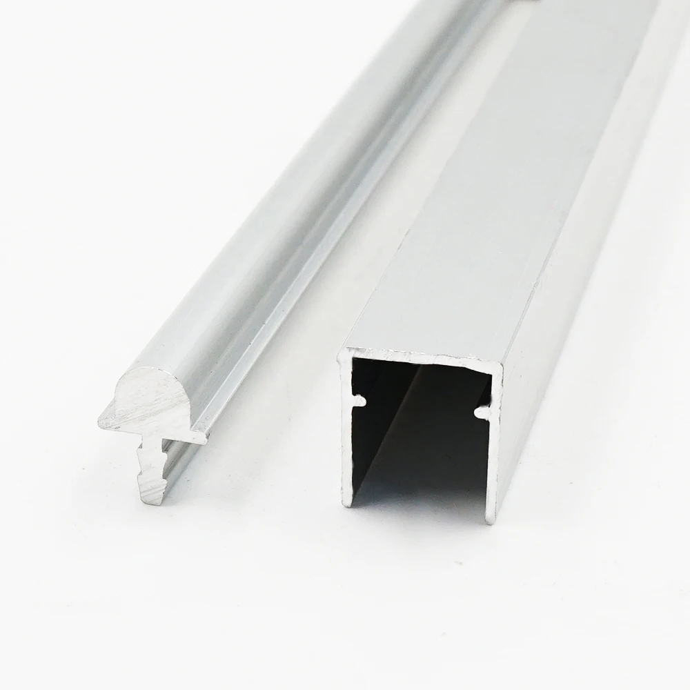 LENWA ALUMINIUM Extrusion Producer Supply Low Price Aluminium Sliding Door Track Profile for Glass Cabinet