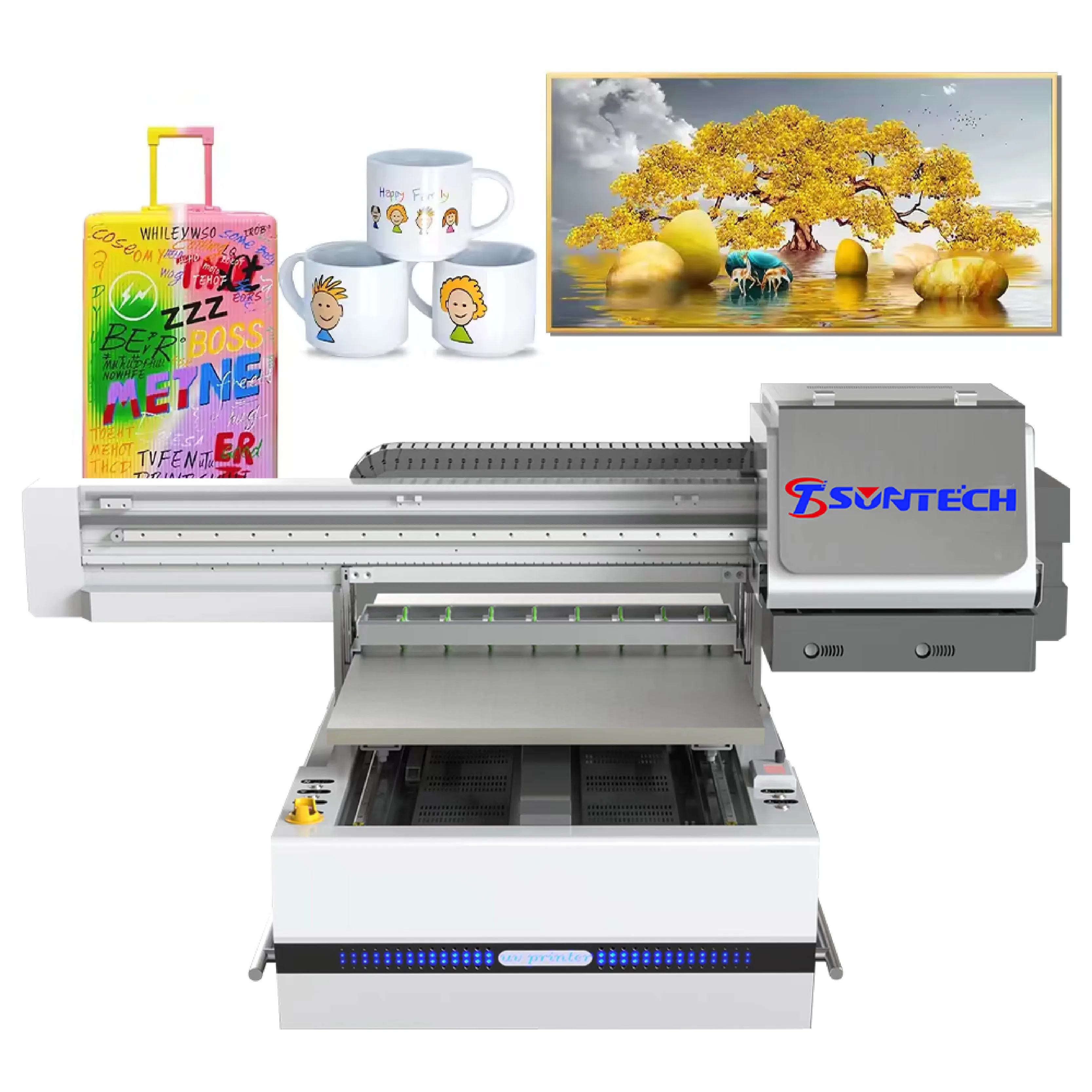 A1 UV flatbed printer Machine indoor Outdoor Uv xp600  A3 Printer 6090 uv Ink