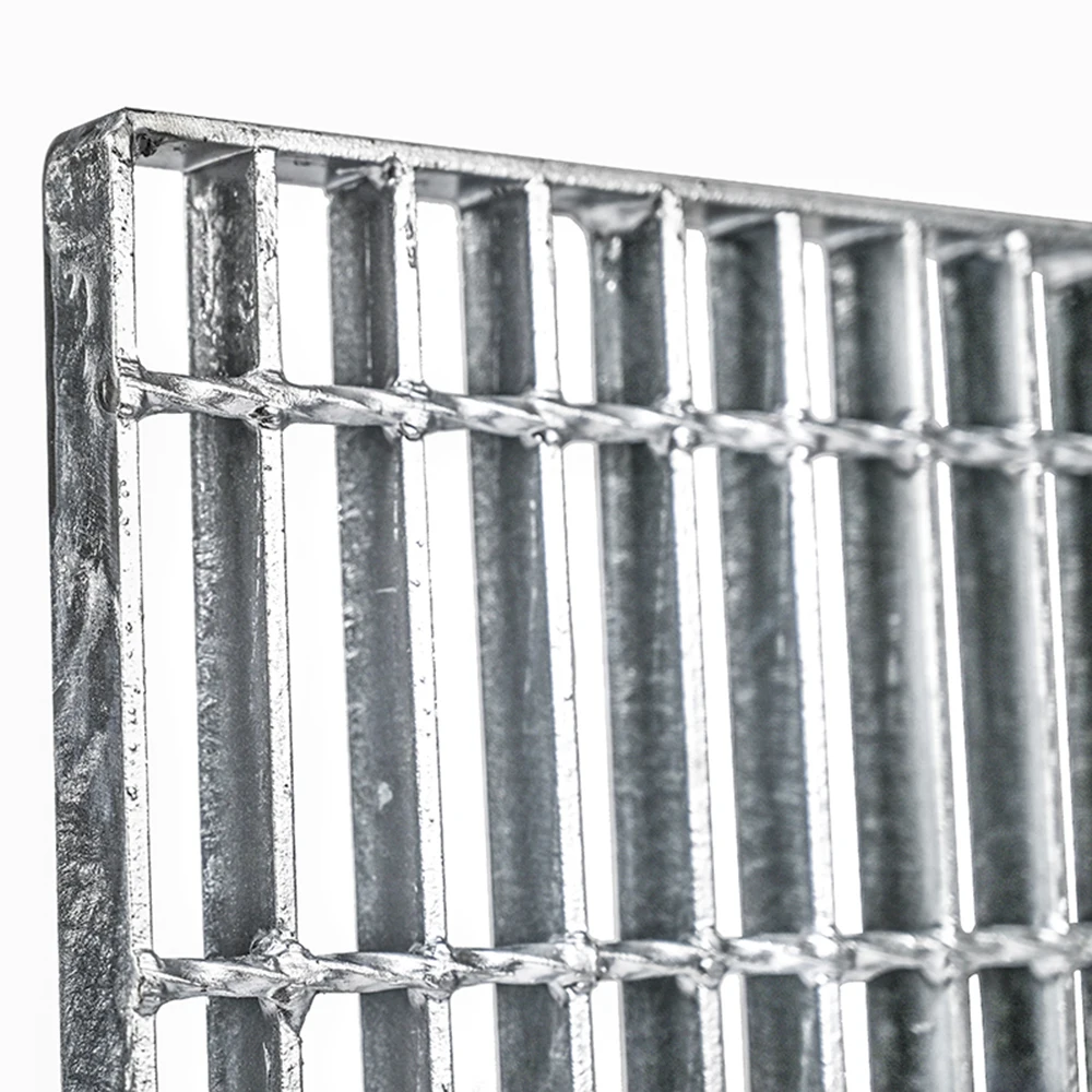 Hot Dip Galvanized Steel Grating for Floor and Trench Serrated Surface Bar Grating