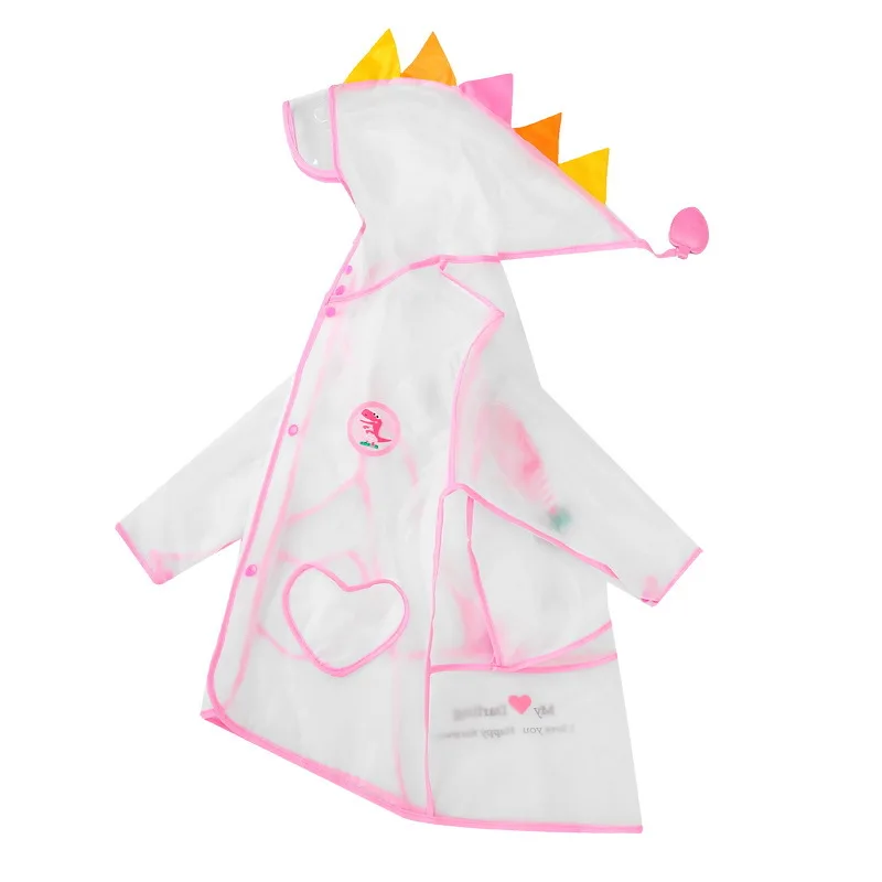 Newest Promotional Dinosaur Pattern Comfortable Waterproof Children Raincoat
