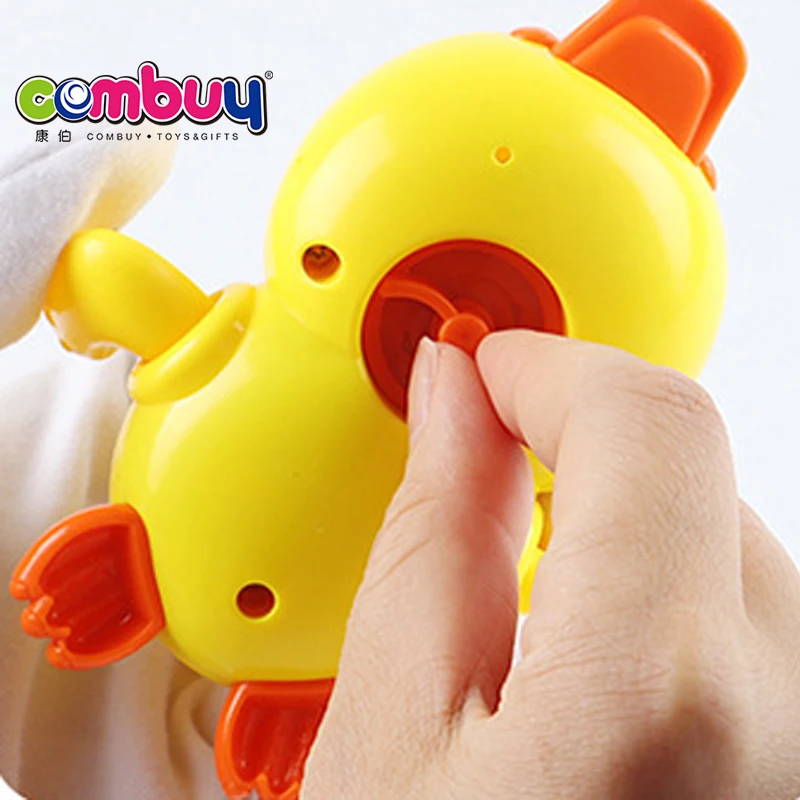 
Infant baby bathroom play plastic water bath wind up duck toys 