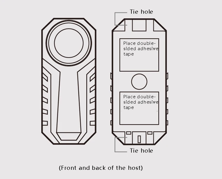 Wireless anti-theft vibration sensor alarm motorcycle bicycle bike alarm waterproof security cycling Bike Alarm with Remote