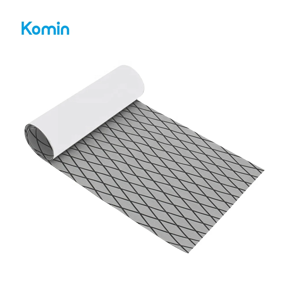 Komin Light Grey And Black Diamond Boat EVA Floor Marine Foam Decking
