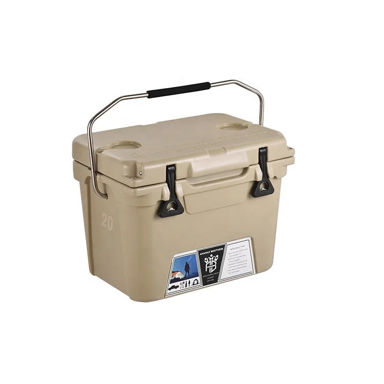 Custom 20L 45L 65L 110L 145L Camping rotomolded cooler with Bottle Holder
