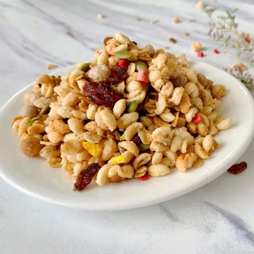 Supply mainly raw material, base material for oatmeal, muesli, Granola