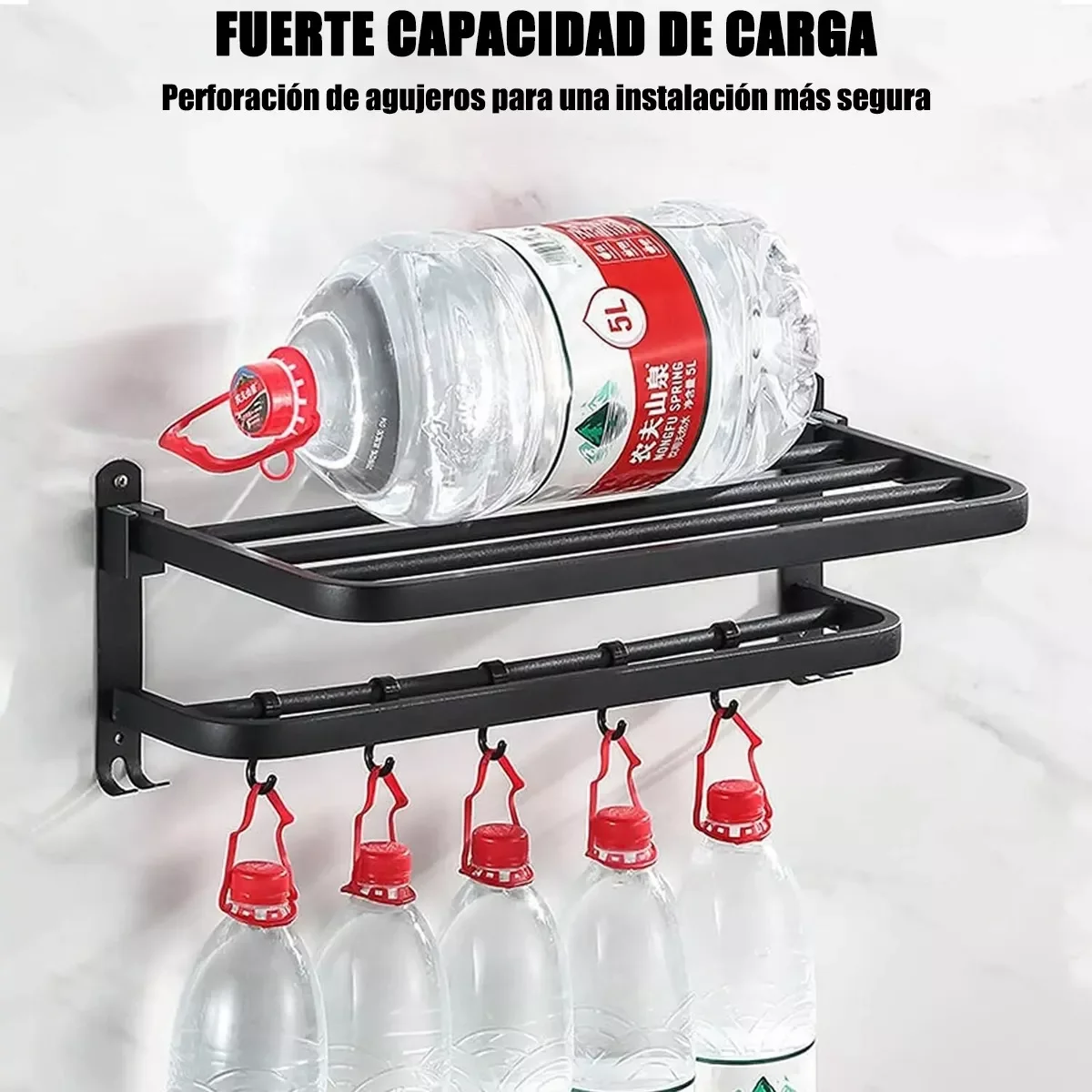 Stainless steel towel rack wall mounted activity towel rack for bathroom hotel apartment bathroom perforated towel rack