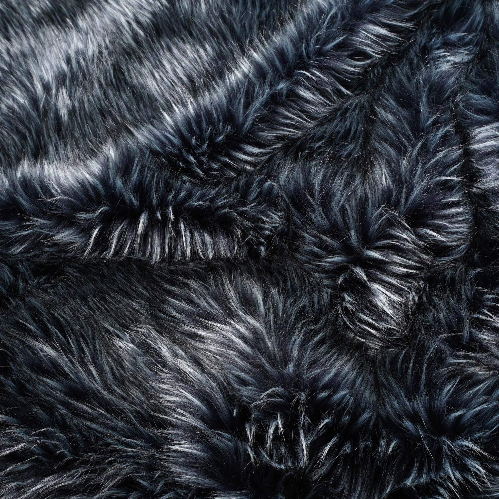 Лидер продаж окрашенная Высококачественная полиэфирная модакриловая ткань из искусственного лисьего меха лохматая на дворе для