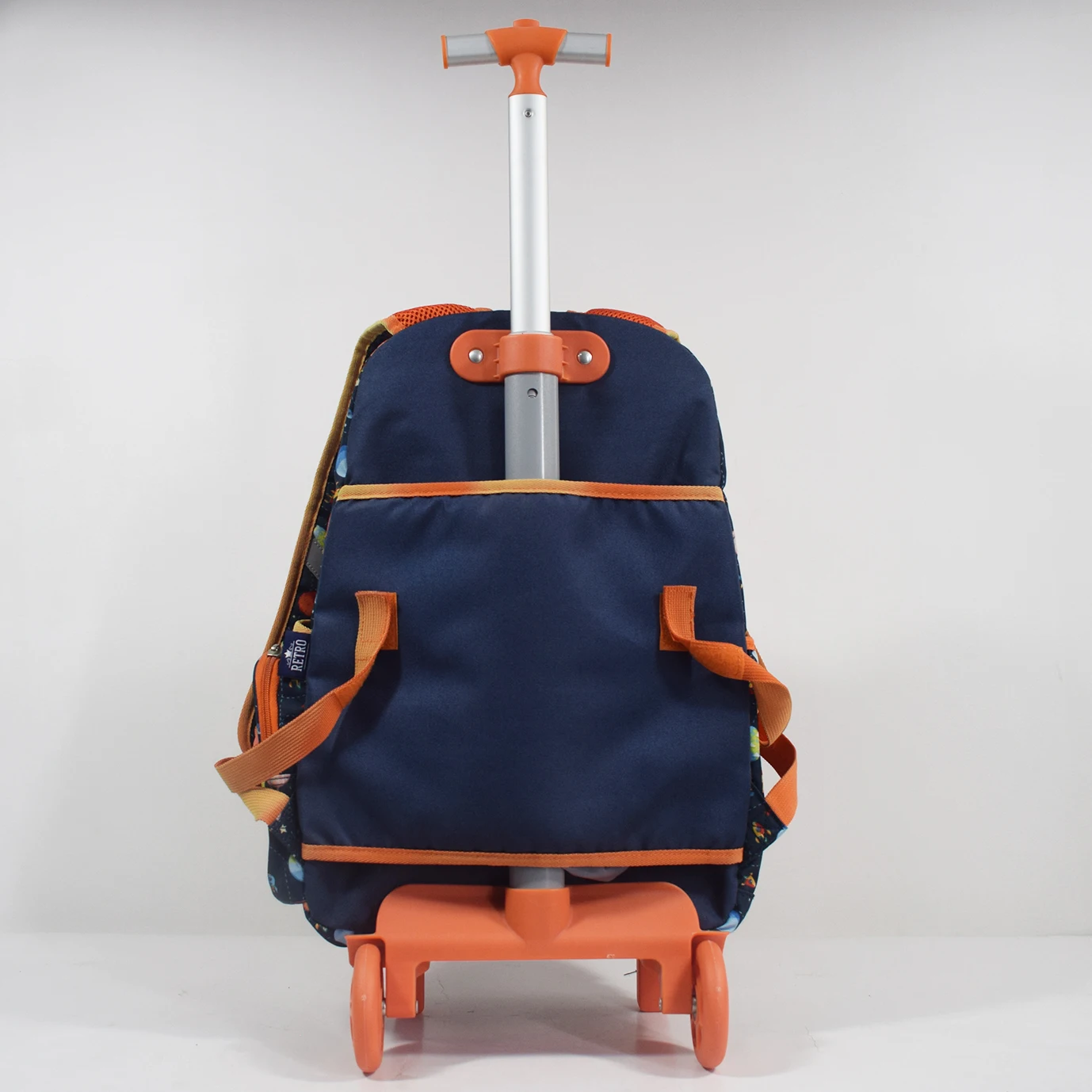 Romantic Planet Print Trolley Bag Waterproof Strong and Durable Carry-On Suitcases Luggage Set with Wheel for Outdoor Gym Use