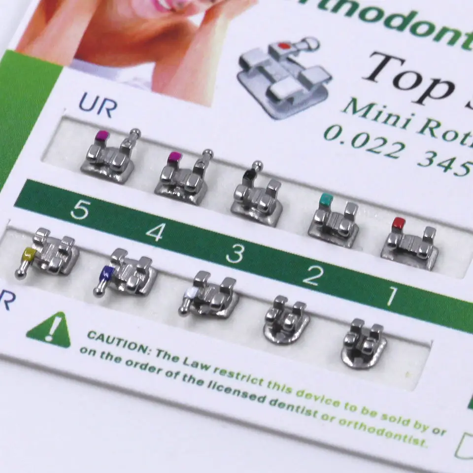 Ортодонтический кронштейн roth mesh base bracket 0 22 dental нержавеющая