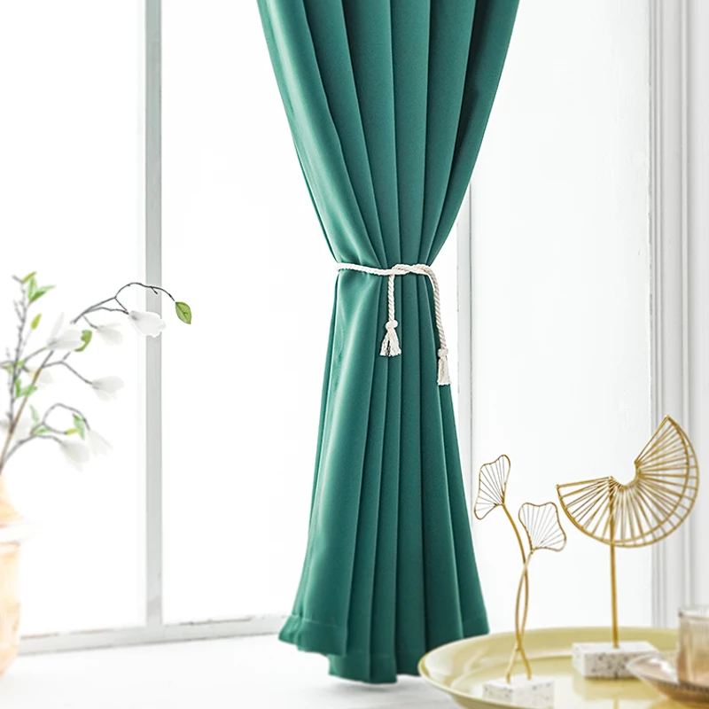 Factory Supply Wholesale Blackout Curtain Fabric Cloth luxury Curtains For the Living Room