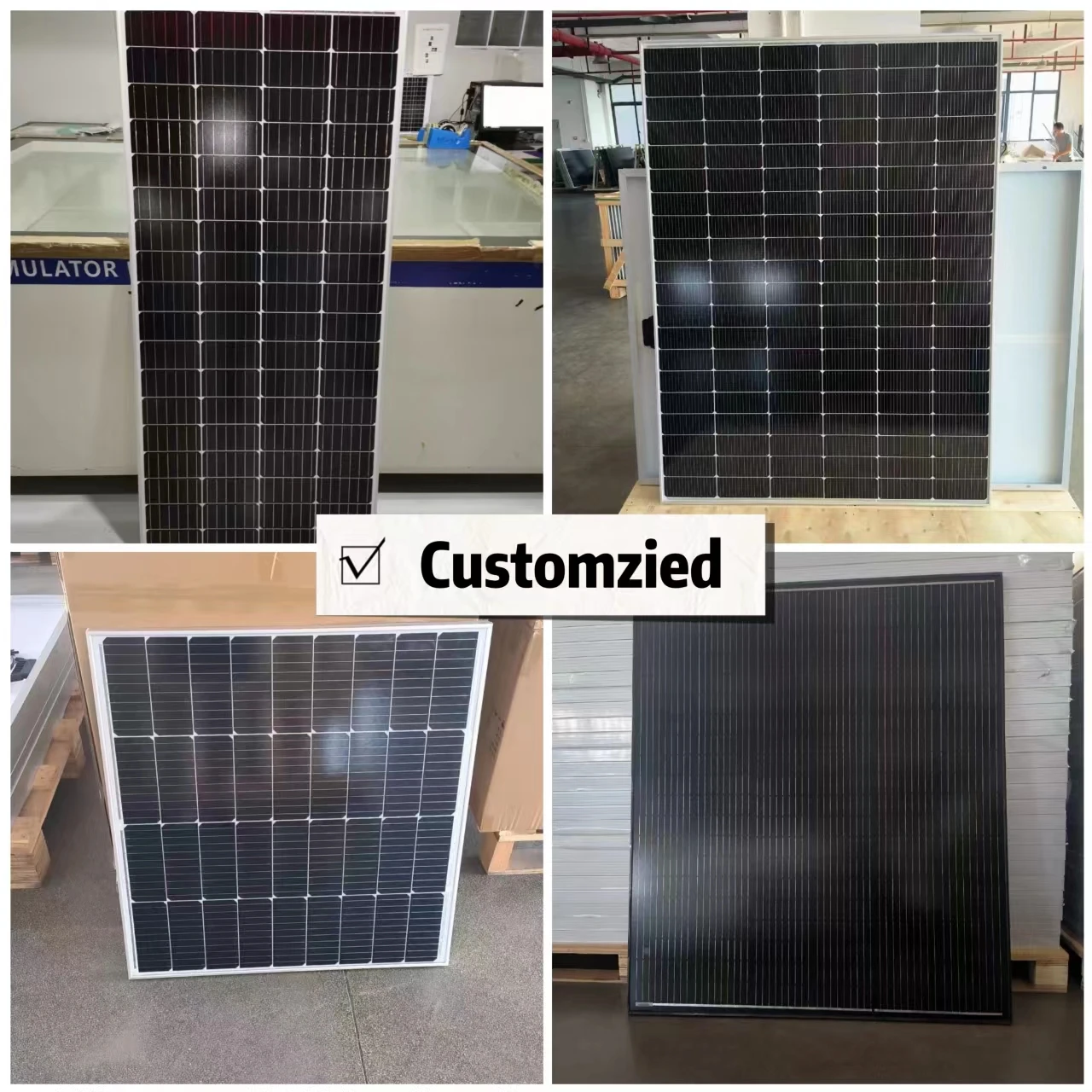 18V 24v monocrystalline solar panels 50W 60W 80W 100W 120W 150W 180W Small Size Solar Modules Solar Panel