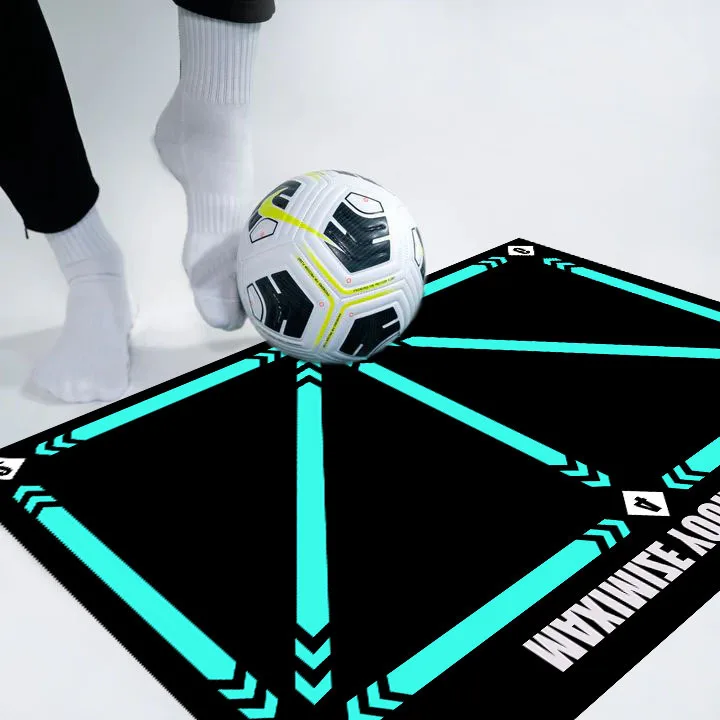 FDFIT Durable Non-slip Training Mat - Foldable Football/Soccer Training Mat for Kids and Teens - Customizable