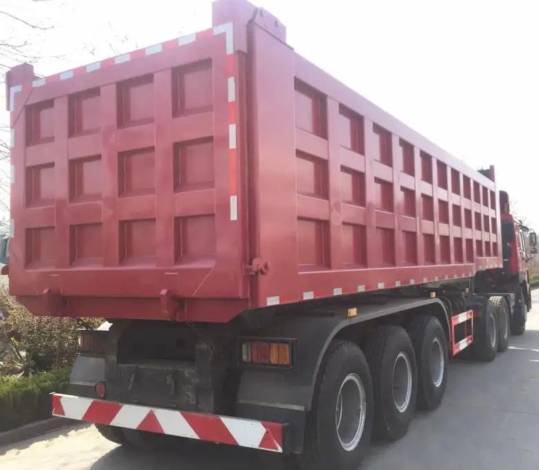 Brand New 3 axles 4 5 45 cubic meter Tipping dump trailer