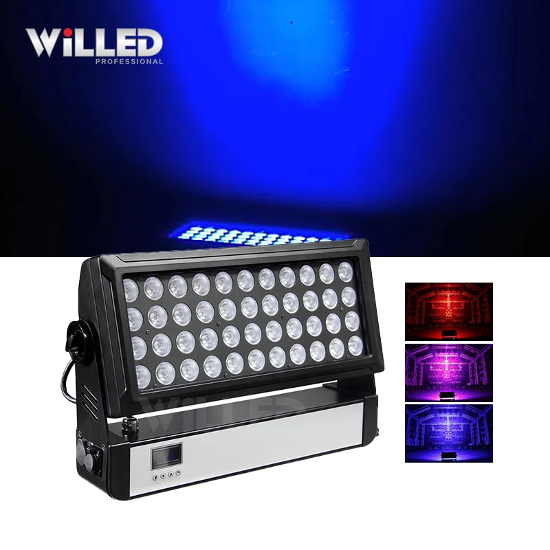 IP65 waterproof P5 led wash light 44x10w 4in1 RGBW SGM P5 44pcs 10w outdoor led wall washer light
