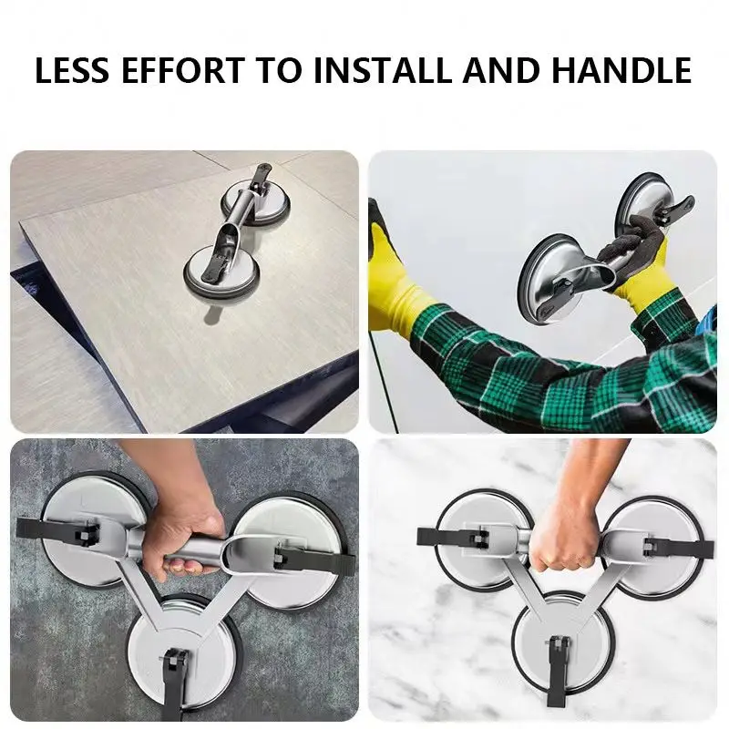 Aluminium single/double/three claws Heavy duty vacuum suction cup glass suction cups for glass