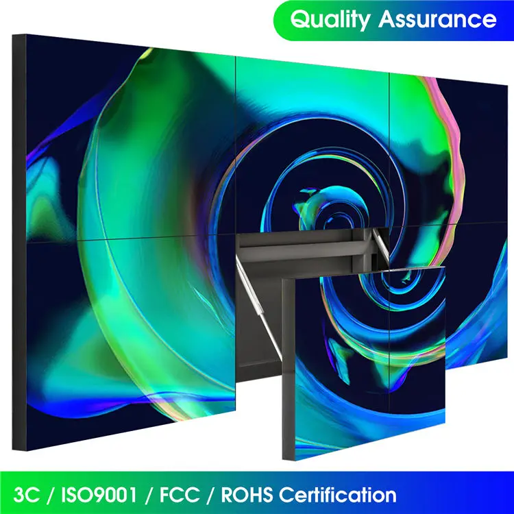Video Wall Screen 55inch 2x2 3x3 3.5mm Splicing Display Screen Lcd Outdoor Video Wall