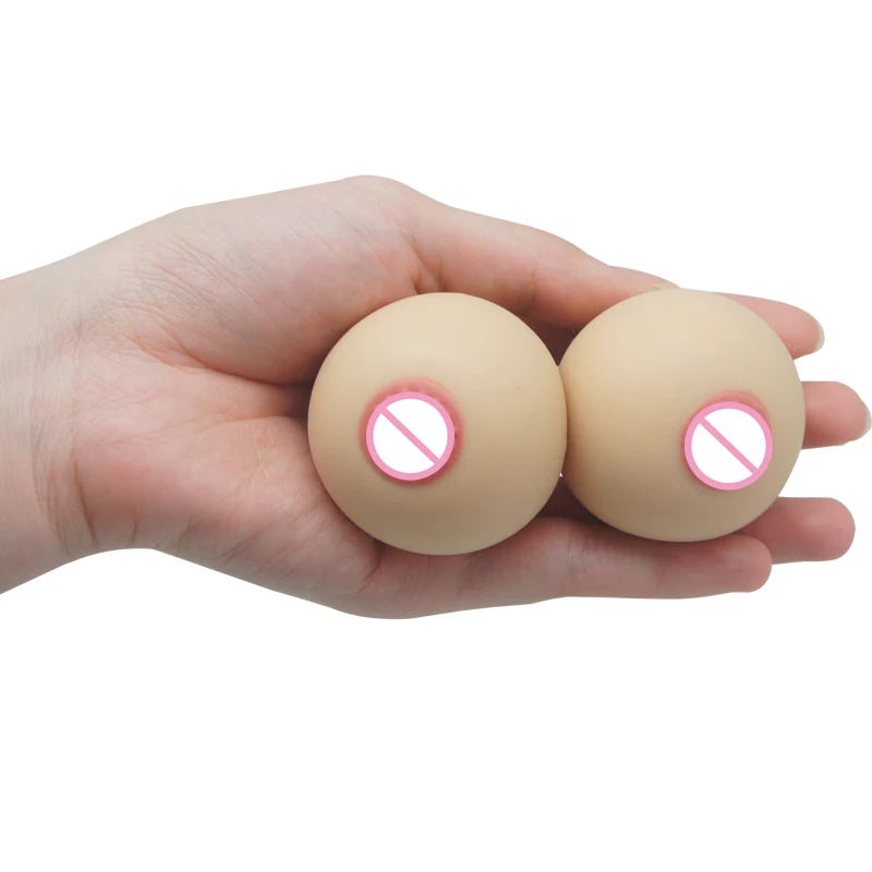 Anti Stress Boob Stress Relief Prank Joke Birthday Present Squeeze Ball Breast Key Ring Gift