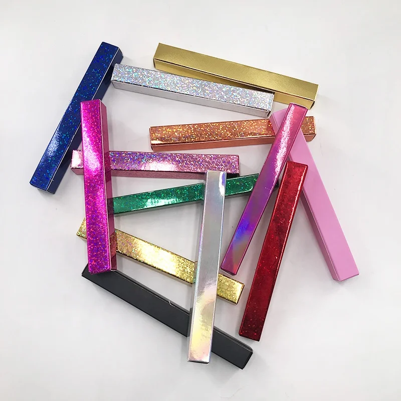 Candy colors soft paper boxes for self-adhesive eyeliner pen waterproof eyeliner magic long lasting eyeliner makeup tools